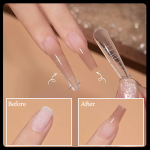 Moldes de Uñas Curvos Cortos Tipo Stiletto 3D, Doble Forma, Cobertura Completa, Diseño Dragón/Águila, para Extensión de Gel - Product Image 4