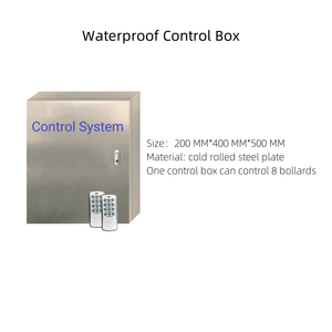 Prix d'usine, barrières de circulation automatiques hydrauliques, poteaux de signalisation en acier inoxydable, système de boîte de commande - Product Image 1