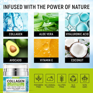 Kem dưỡng da mặt chống lão hóa cao cấp Parden Free, chống nhăn, dùng ngày và đêm, 100% <span class=keywords><strong>collagen</strong></span>, axit hyaluronic. - Product Image 2