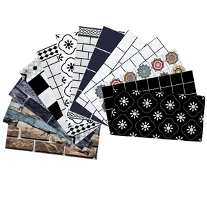Домашний Настенный декор SXP, самоклеящиеся напольные обои, наклейка, виниловый лист с текстурой древесины и мрамора