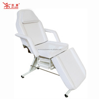 Chaise de beauté pliable en cuir synthétique, table de massage pour salon de tatouage, studio, école