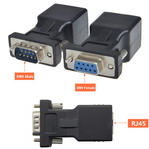 อะแดปเตอร์ RJ45 เป็น DB9 ตัวผู้ตัวเมีย ตัวแปลงพอร์ตอนุกรม RS232 สำหรับอุปกรณ์เครือข่าย - Product Image 1