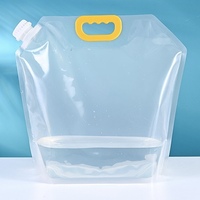 Pliable 1L 2L 3L 5L Alimentaire Boisson Transparent Sac D'eau Potable En Plastique Emballage Bec Poche