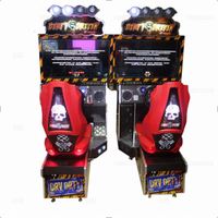 Machine de jeu d'arcade de course automobile Barbaric Magic Drive, à monnayeur, garantie 1 an, simulateur de course automobile