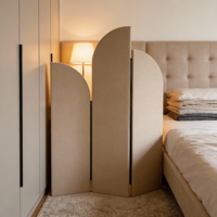 Cloisons de bureau insonorisées mobiles, modernes, écologiques, ignifuges, fabriquées à 100% en fibres de polyester pour un usage domestique et commercial