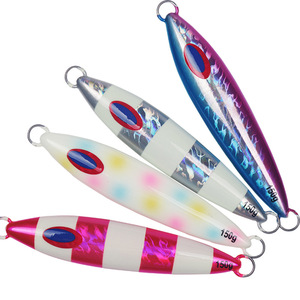 Señuelo de pesca de doble cara que brilla en la oscuridad, placa de hierro de 100g para pesca en barco, pesca en agua salada, YJ T003 - Product Image 5