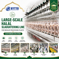 Équipement d'abattage halal CE, ligne d'abattage de volailles, ligne d'abattage de poulets, projet clé en main, ligne de traitement 3000-15000BPH