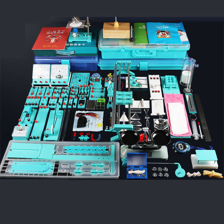 Full Set Physics Electrical Optics Mechanics Lab Equipment Instrument School Laboratory Supplies Physics Experiments Kit