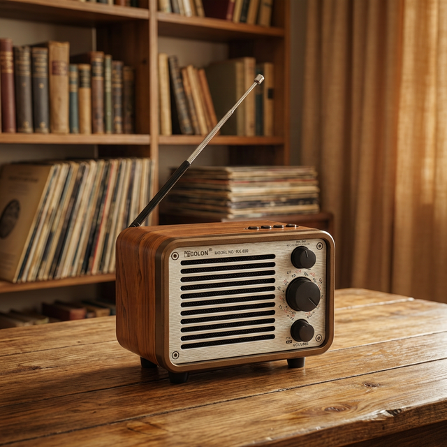 ELETREE RX-680 Vintage Wooden Radio Wireless Audio FM AM SW USB TF MP3 Player Portable Classic Radio Speaker