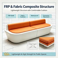 Chaise d'attente commerciale avec coussin rembourré, banc de loisirs moderne, canapé pour salon, hall d'hôtel, salle de réception, OEM ODM