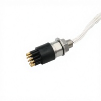 Connecteur étanche sous-marin mâle/femelle 12P IP68 en acier inoxydable MCBH12M
