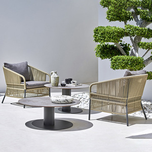 Hot Selling Garden Furniture Lounge Set Villa Leisure Pe <b>rattan</b> aluminum <b>Sofa</b> Outdoor Lounge Sectional <b>Sofa</b> Furniture Set - Product Image 4