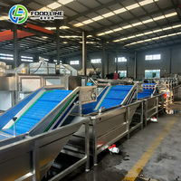 Grande machine à laver à bulles spéciale pour usine de transformation alimentaire