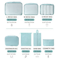 Offre Spéciale – Cubes d'Organisation de Bagages sur Mesure OEM – Lot de 7 Cubes de Rangement de Haute Qualité pour Voyage avec Sac à Chaussures