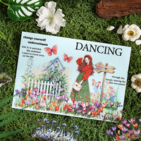 20 feuilles par paquet du magicien d'Oz Garden Landscaping Handbook Sticker Pack Creative Handbook Stickers