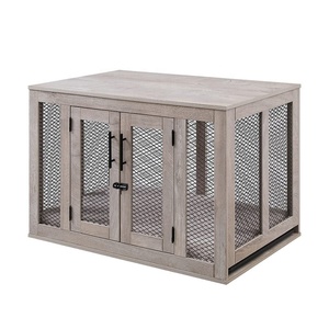 Small Medium <strong>Large</strong> Heavy-Duty <strong>Dog</strong> <strong>Crate</strong> Furniture Solid Pattern Indoor Wooden Kennel with Coffee Table Boxed Packed - Product Image 1