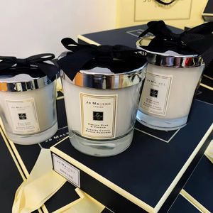 กล่องของขวัญน้ำหอมปรับอากาศรถยนต์ระดับไฮเอนด์ เทียนหอมจากถั่วเหลืองธรรมชาติ เป็นมิตรกับสิ่งแวดล้อม เทียนหอมในขวดแก้วสำหรับเดินทาง กลิ่นหอมหรูหรา - Product Image 5