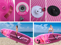 En stock planches de sup gonflables planches à pagaie planche à pagaie debout jeu d'eau surf accessoires standard Isup