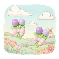 Kit Kerajinan DIY Buket Tulip Resin - Dekorasi Pernikahan & Model Hadiah Buatan Tangan Artistik