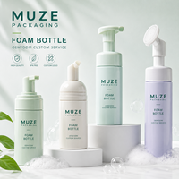 Bouteille Pompe Mousse PET Personnalisée 100ml 200ml pour Nettoyant Visage, Savon Liquide pour les Mains, Mousse Lavante – Emballage OEM ODM