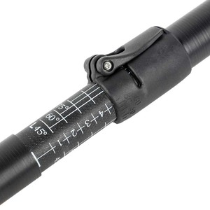 Pagaie en fibre de verre KP-2 Kayak gonflable à double lame Lame transparente Manche noir Extensible 230-240cm 4 sections Rame <span class=keywords><strong>AQUA</strong></span> - Product Image 5