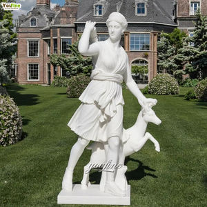 Déesse du désert Décor de jardin Sculpture en marbre Statue <span class=keywords><strong>Artemis</strong></span> - Product Image 2