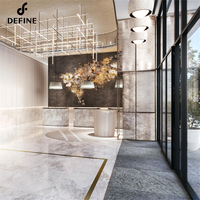 Ensemble de meubles de chambre à coucher d'hôtel de luxe sur mesure et ensemble complet de meubles de chambre à coucher moderne pour hôtel pour projet