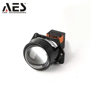 AES New arrival S500 Prism TIR high power 65w 70w 80w white light car front light headlight 3" 80W accessories projie