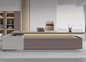 Muebles de Oficina Grandes, Conjuntos Completos de Escritorios y Sillas de Oficina, Escritorios Ejecutivos Modernos y Sencillos - Product Image 2