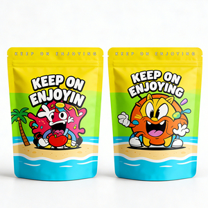 ถุงฟิล์มโพลีเอสเตอร์เกรดอาหารแบบสั่งทำพิเศษสำหรับอาหารสัตว์เลี้ยง  แบบซองตั้งได้ ปลอดภัยสำหรับเด็ก สัมผัสนุ่ม พร้อมตัวเลือกที่ปรับแต่งได้ - Product Image 3