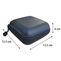 Nouvelle boîte de rangement antichoc personnalisée en gros pour collection de montres, étui de voyage portable carré rigide en EVA pour montres 2026