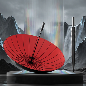 Paraguas Recto Automático <span class=keywords><strong>de</strong></span> 130 cm, Doble Capa, Resistente al Viento, con 24 Varillas, Logotipo Personalizado OEM <span class=keywords><strong>de</strong></span> Fábrica, para Viajes, Familia, Regalo para Hombre - Product Image 1