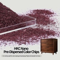 Pigments de revêtement en oxyde de fer nanoprédispérés de la série HongKai HKC pour la teinture de meubles en bois haut de gamme par pulvérisation
