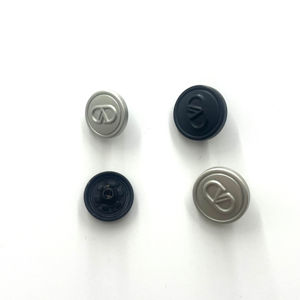 กระดุมโลหะสไตล์โมเดิร์นออกแบบได้ตามต้องการเทคนิคการชุบเป็นมิตรกับสิ่งแวดล้อมข้อมูลจำเพาะหลากหลาย - Product Image 1