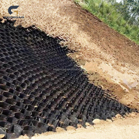Géocellules de 100 mm de hauteur pour le contrôle de l'érosion, le renforcement du sol, les allées, les routes, les pavés, l'aménagement paysager et les travaux de génie civil