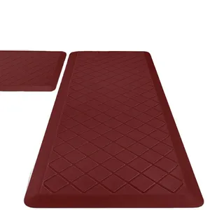 Alfombrilla y alfombras de cocina acolchadas antifatiga 17,3 "x 28" antideslizante impermeable ergonómica comodidad alfombrilla para suelo de cocina hogar Oficina