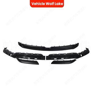 Rejilla Decorativa para Parachoques Delantero Wolf Lake, Color Negro Brillante, para Dodge Ram 1500 2019 2020 2021 2022 2023, Pieza de Repuesto de ABS - Product Image 1