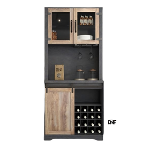 Farm Music Valley granero puerta bar gabinete sala de estar Comedor Cocina vino gabinete - Product Image 1