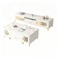 Table basse moderne multifonctionnelle relevable et pliable 2-en-1, table à manger combinée pour salon, OEM ODM