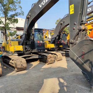 Excavadora Volvo EC140DL usada, 14 toneladas, peso operativo, 20 toneladas, tipo oruga, motor de 1 año, bomba, accesorios de cubo a la venta - Product Image 4