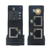 Acoplador de Red AMSAMOTION para PLC, Aislamiento Interseguimiento de Redes, Traducción de Direcciones IP, Modelo NAT de 4 Vías ETH-NAT-T03 (ABS/PVC)