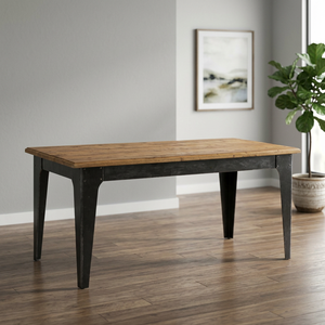 Modern Industrial Vintage Design Iron Metal Folding Dining <b>Table</b> Outdoor Apartment Home Farmhouse Hotels Halls 6-Seater - Product Image 2
