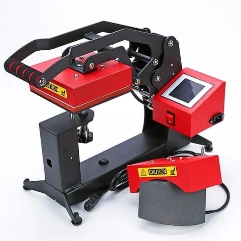 Hot Sale  2 in 1 Combo Multi-Function Heat Transfer Machine Cap Label Heat Press Transfer Sublimation Machine for Diy Printing
