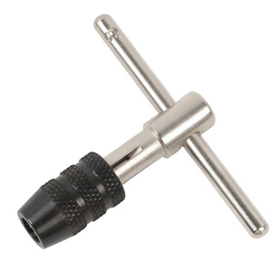 T Type Tap Wrench 3mm-6mm Metric Manual Tapping Tool Set Stainless Steel Anti Slip Handle - Product Image 2