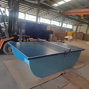 Excelente mesa de ping pong con forma de bote para exteriores, resistente a la intemperie, para comunidades residenciales, de China - Product Image 4