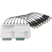 Hub vidéo Balun passif UTP 8 canaux 8MP 4K DC-60MHz avec protection contre les surtensions 4KV, véritable cuivre massif 18AWG