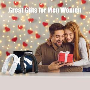 Ventilador de Cuello Sin Aspas Portátil Recargable de 2000mAh, Nuevo Modelo 2025, para Uso Personal en Exteriores, Plegable y Colgante - Product Image 2