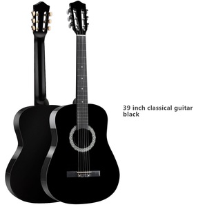 El instrumento de cuerda de guitarra de madera para adultos principiantes de tilo Clásico de 39 pulgadas se puede personalizar - Product Image 3