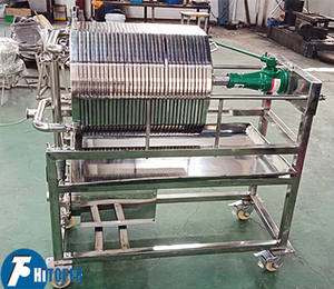 Filtro de acero inoxidable de tipo de placa-marco, máquina de prensado de filtro de estilo mini - Product Image 4