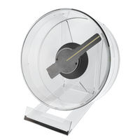 Ventilateur holographique 3D LED rond avec couvercle, nouveau ventilateur holographique 3D portable, 11 cm, contrôle par application mobile, projecteur holographique dans un étui